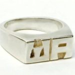 Handmade Custom Initial Ring