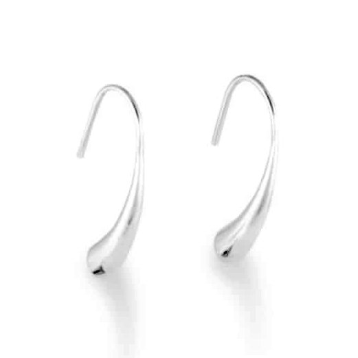 STERLING CURVED HORN EARRINGS - Argo & Lehne Jewelers