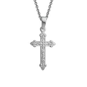 STERLING ORNATE CROSS
