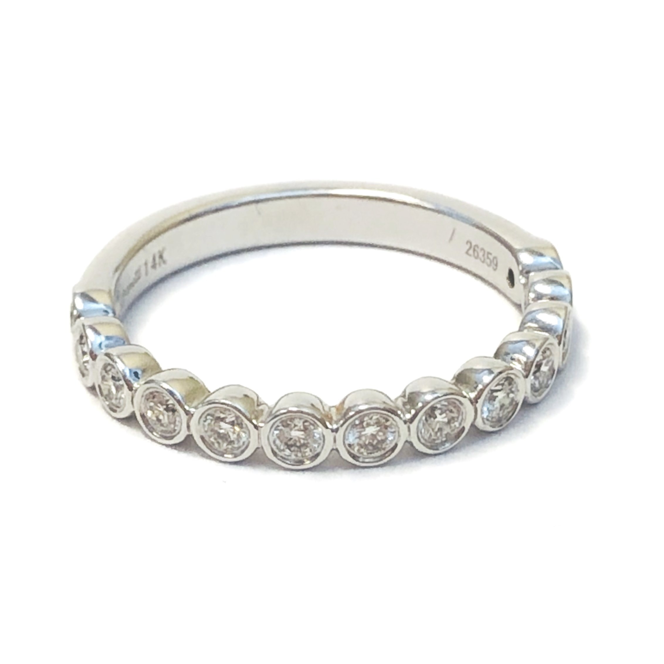 WHITE GOLD DIAMOND WEDDING RING Argo & Lehne Jewelers
