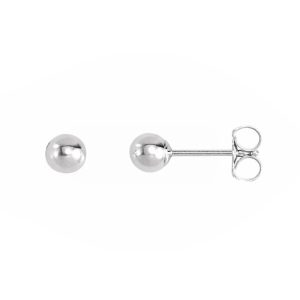 STERLING SILVER BALL STUD EARRINGS