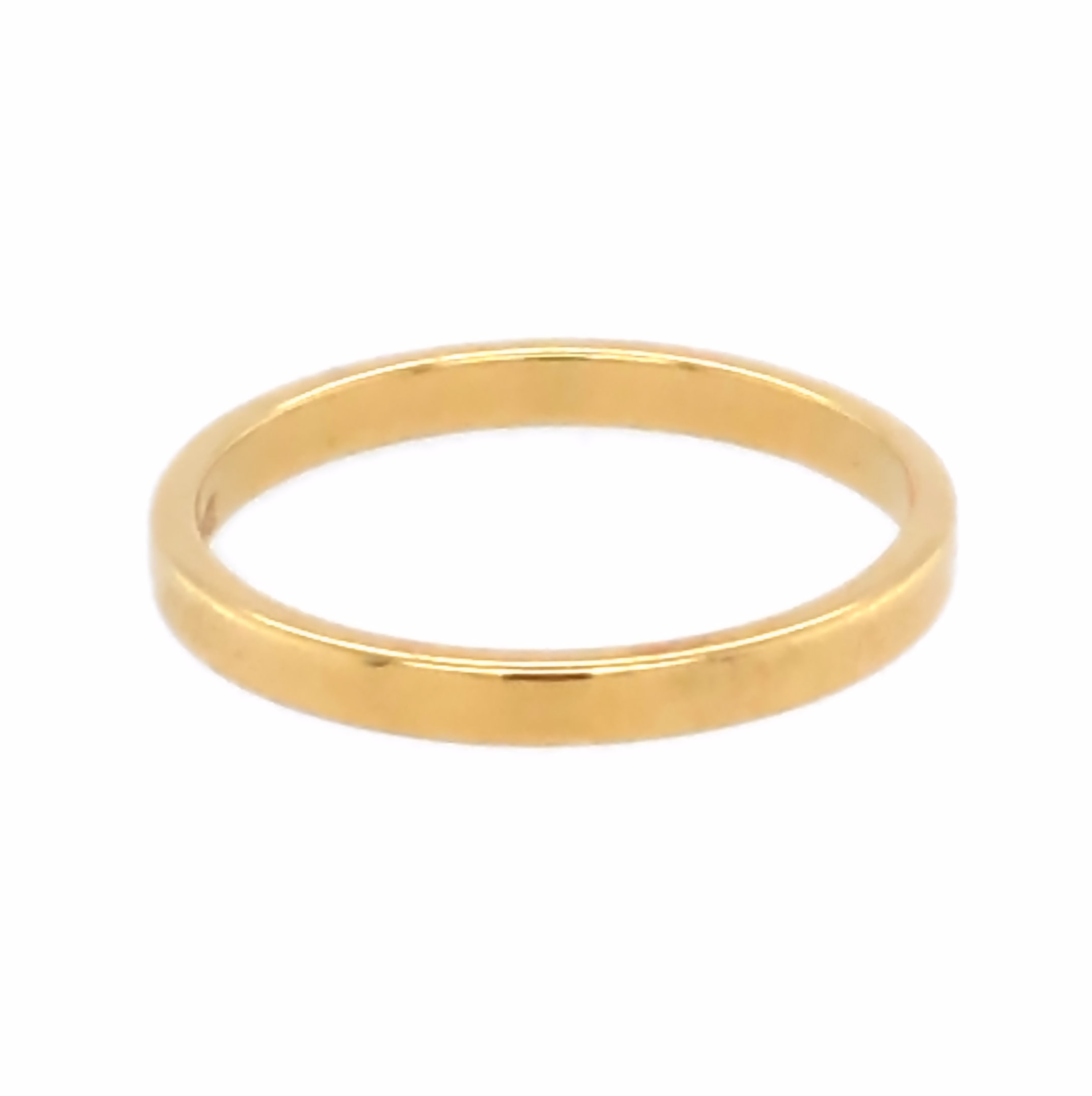 YELLOW GOLD WEDDING BAND Argo & Lehne Jewelers