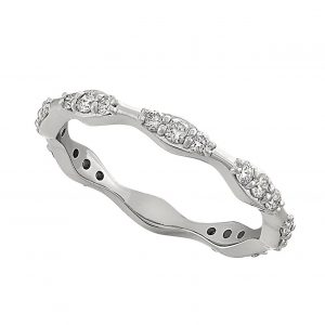 WHITE GOLD DIAMOND WEDDING RING