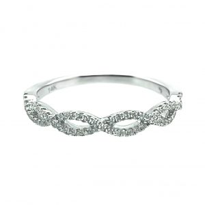 WHITE GOLD DIAMOND WEDDING RING