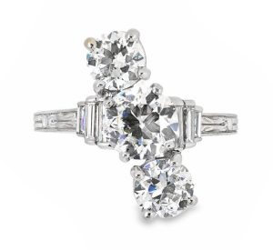 Art Deco vintage diamond ring.