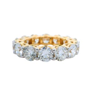 14K YELLOW GOLD 14 LAB-GROWN DIAMOND ETERNITY RING