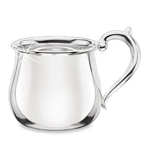 STERLING SILVER BULGED BABY CUP