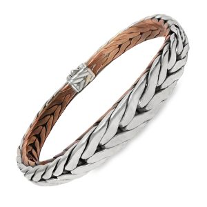 STERLING SILVER & COPPER JOHN HARDY BRACELET