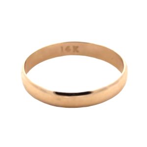 14K YELLOW GOLD WEDDING RING