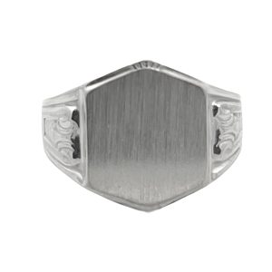 STERLING SILVER SIGNET RING