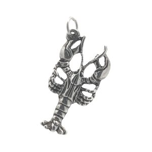STERLING SILVER VINTAGE LOBSTER CHARM/PENDANT