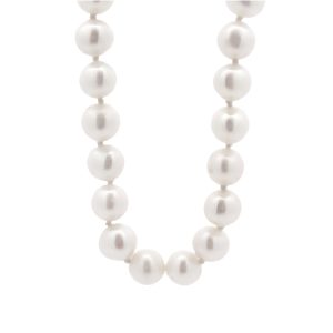 14K YELLOW GOLD AKOYA CULTURED PEARL NECKLACE