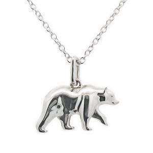 STERLING SILVER BEAR PENDANT/CHARM