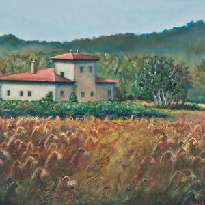 SUNFLOWER SEED TIME IN TUSCANY -SOLD-