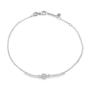 14K WHITE GOLD DIAMOND BRACELET