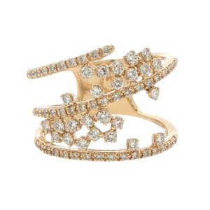 14K YELLOW GOLD DIAMOND RING