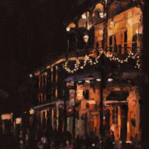 BOURBON STREET AT NIGHT -SOLD-