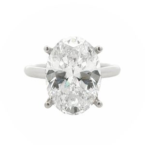 14K WHITE GOLD DIAMOND ENGAGEMENT STYLE RING MOUNTING