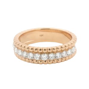 18K YELLOW & WHITE GOLD DIAMOND RING