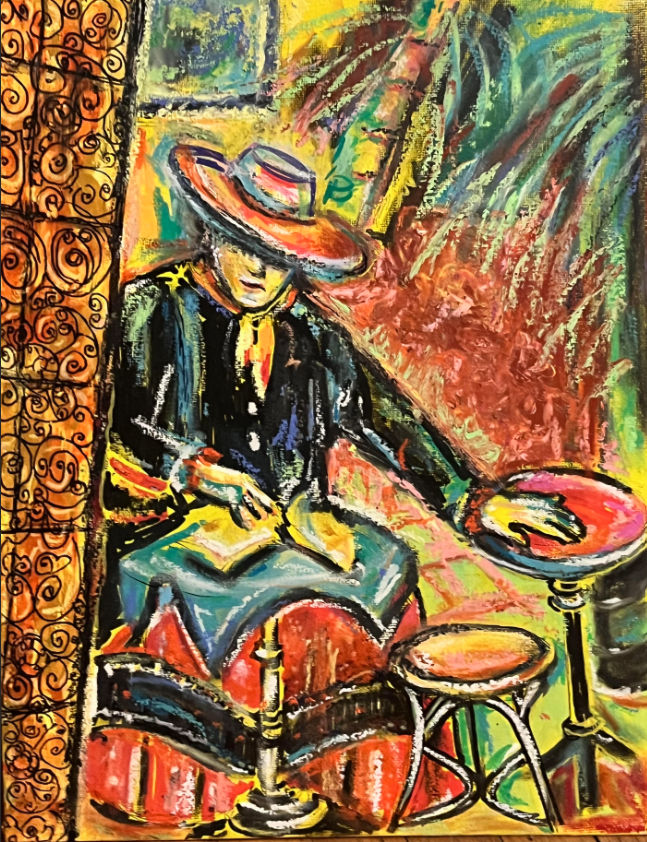 ECLECTIC WOMAN IN FRANCE
