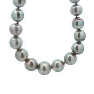 14K YELLOW GOLD TAHITIAN CULTURED PEARL NECKLACE