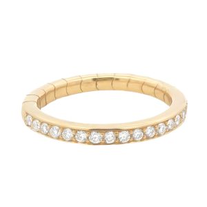 14K YELLOW GOLD DIAMOND WEDDING RING