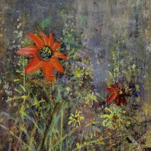 FLOWERS BY THE HILLSIDE